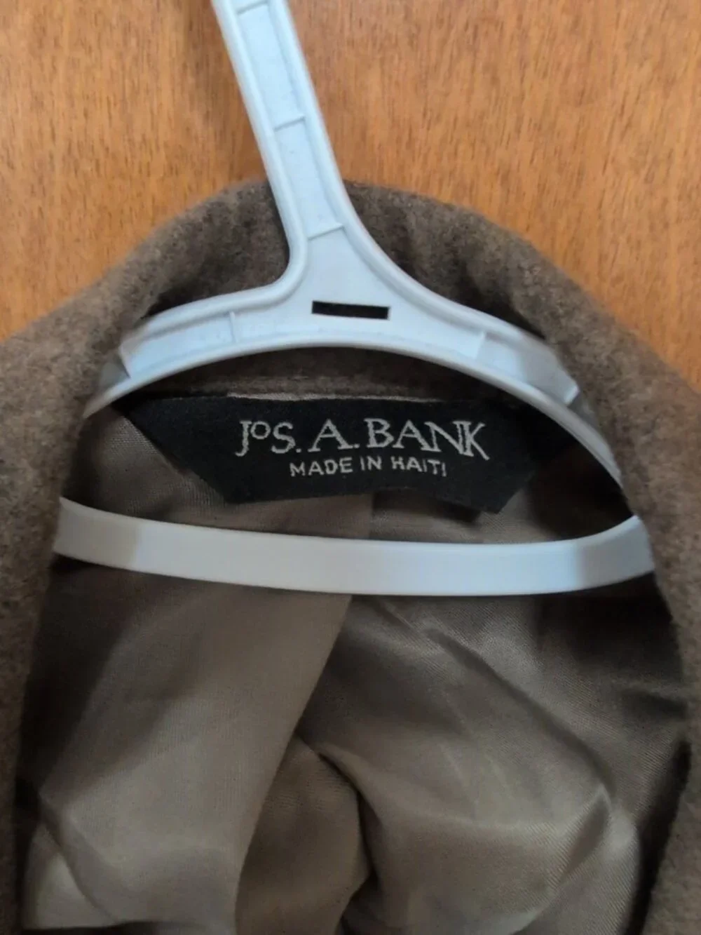 Jos‎ A Bank Suit Jacket 56L Brown Solid 100% Wool Two Button Blazer Sport Coat